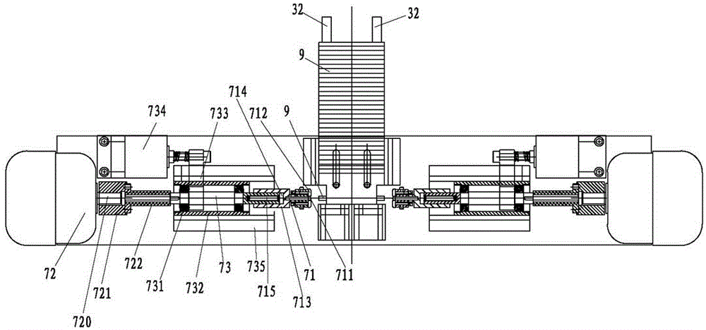 Pipe double-end internal and external chamfering processing apparatus