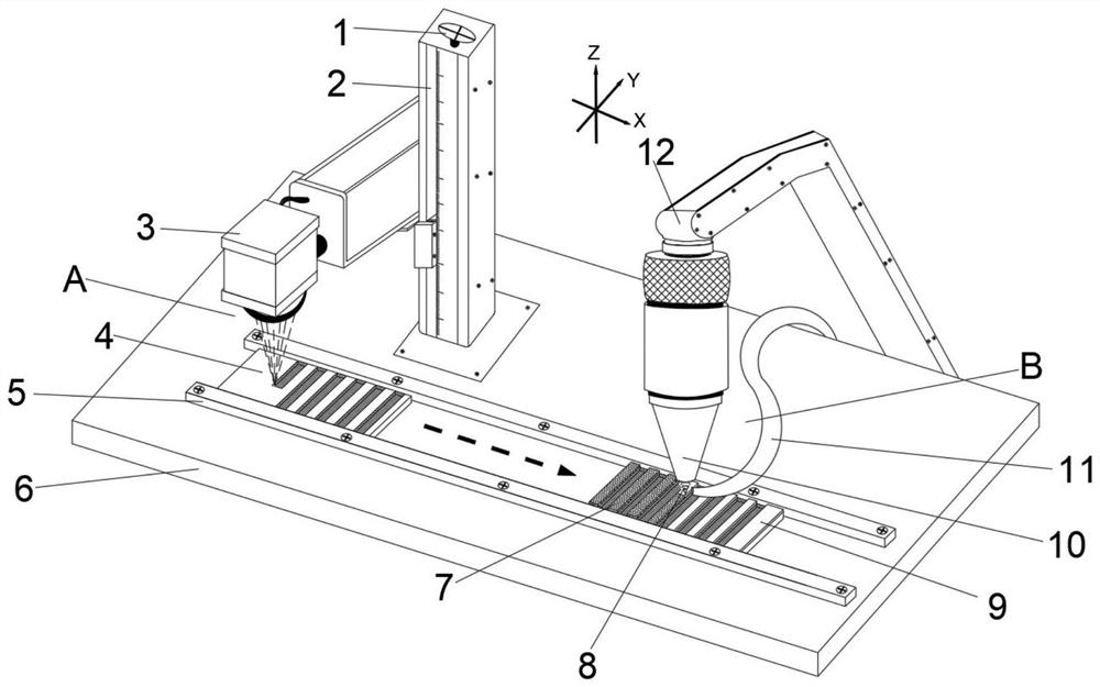 Method for laser processing of CFRP material