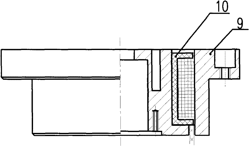 Hang-up mechanism for hang-up table