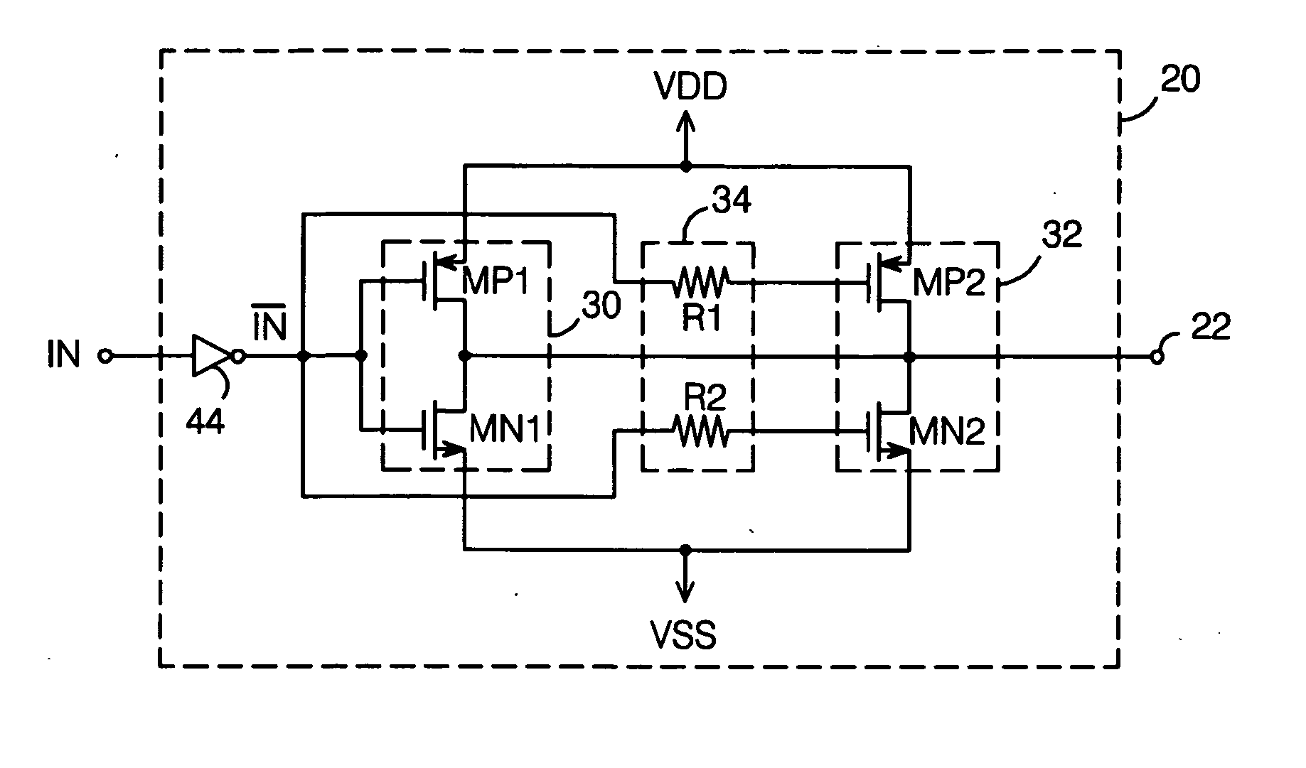 Output buffer to drive AC-coupled terminated transmission lines