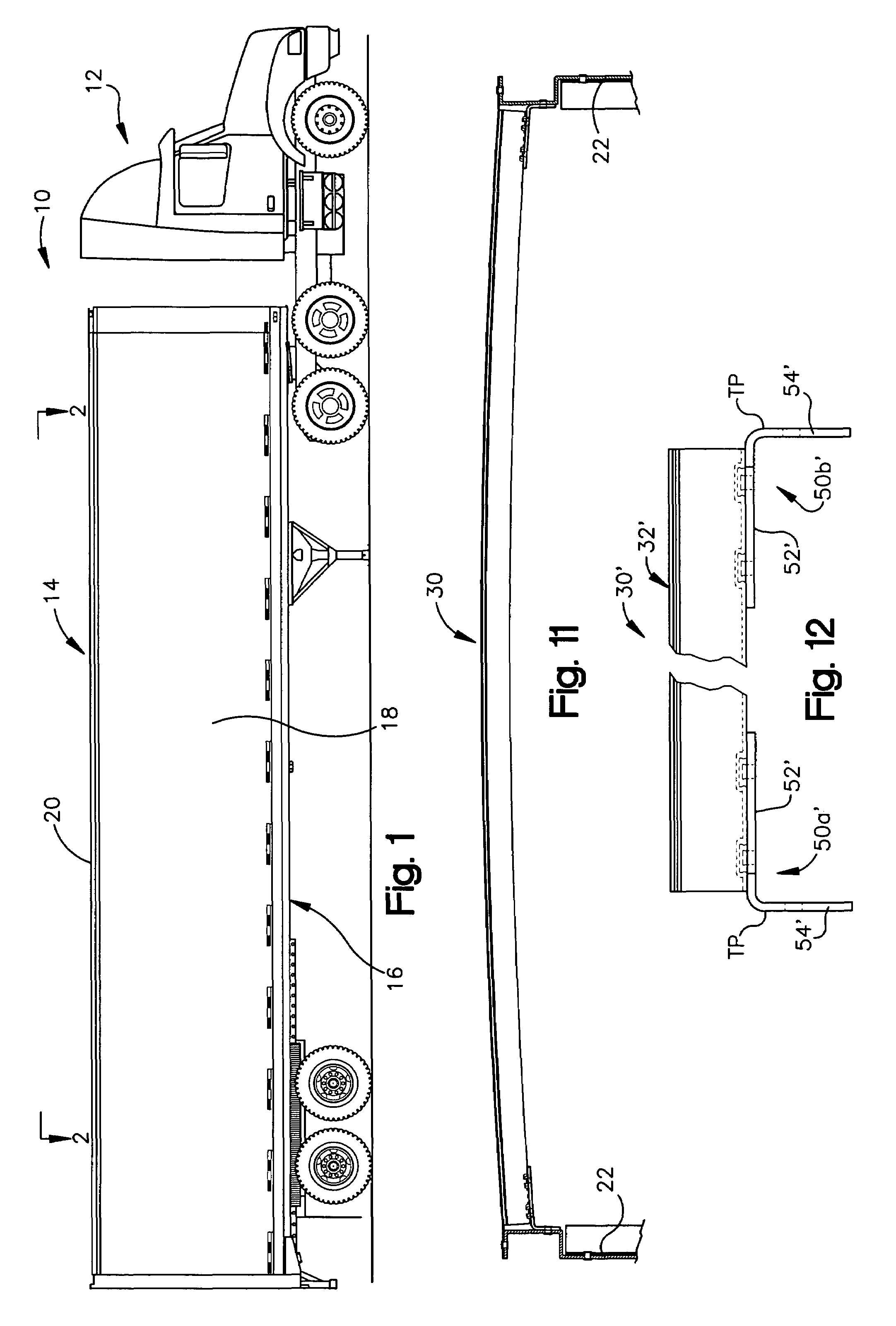 Trailer roof bow with clinched end pieces