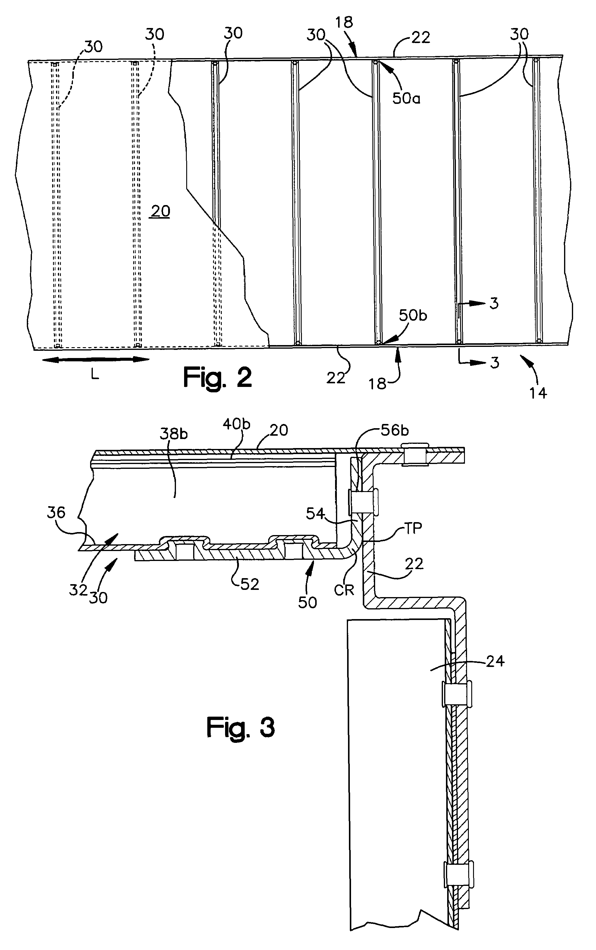 Trailer roof bow with clinched end pieces