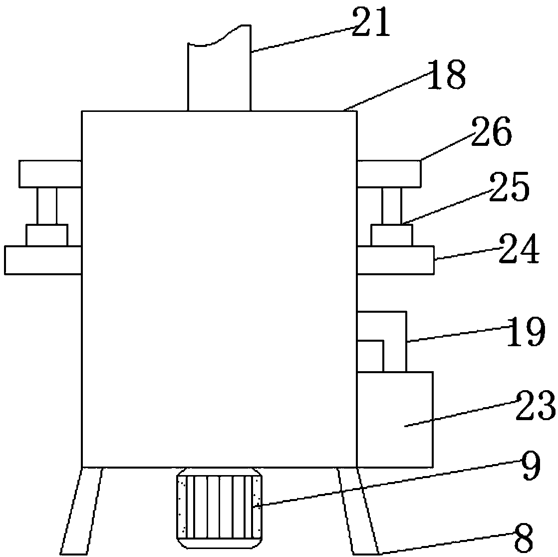 Separating equipment of traditional Chinese medicine grinding powder