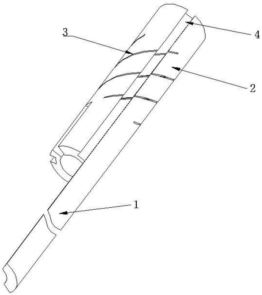 A detection device and an interventional therapy instrument