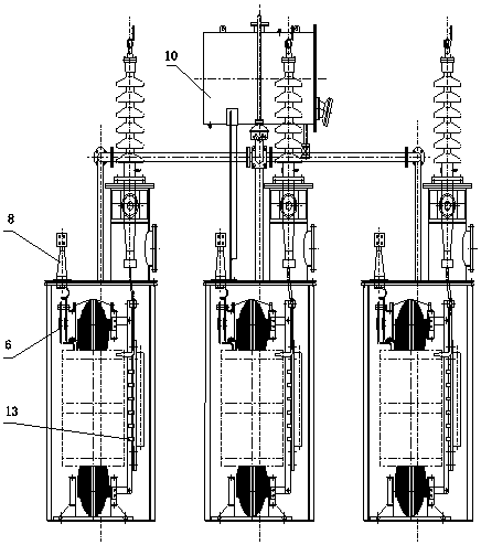 66kV single-phase booster transformer bank for offshore wind power generation