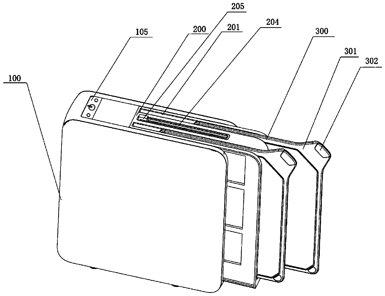 Chopping board storage device with disinfection and sterilization functions