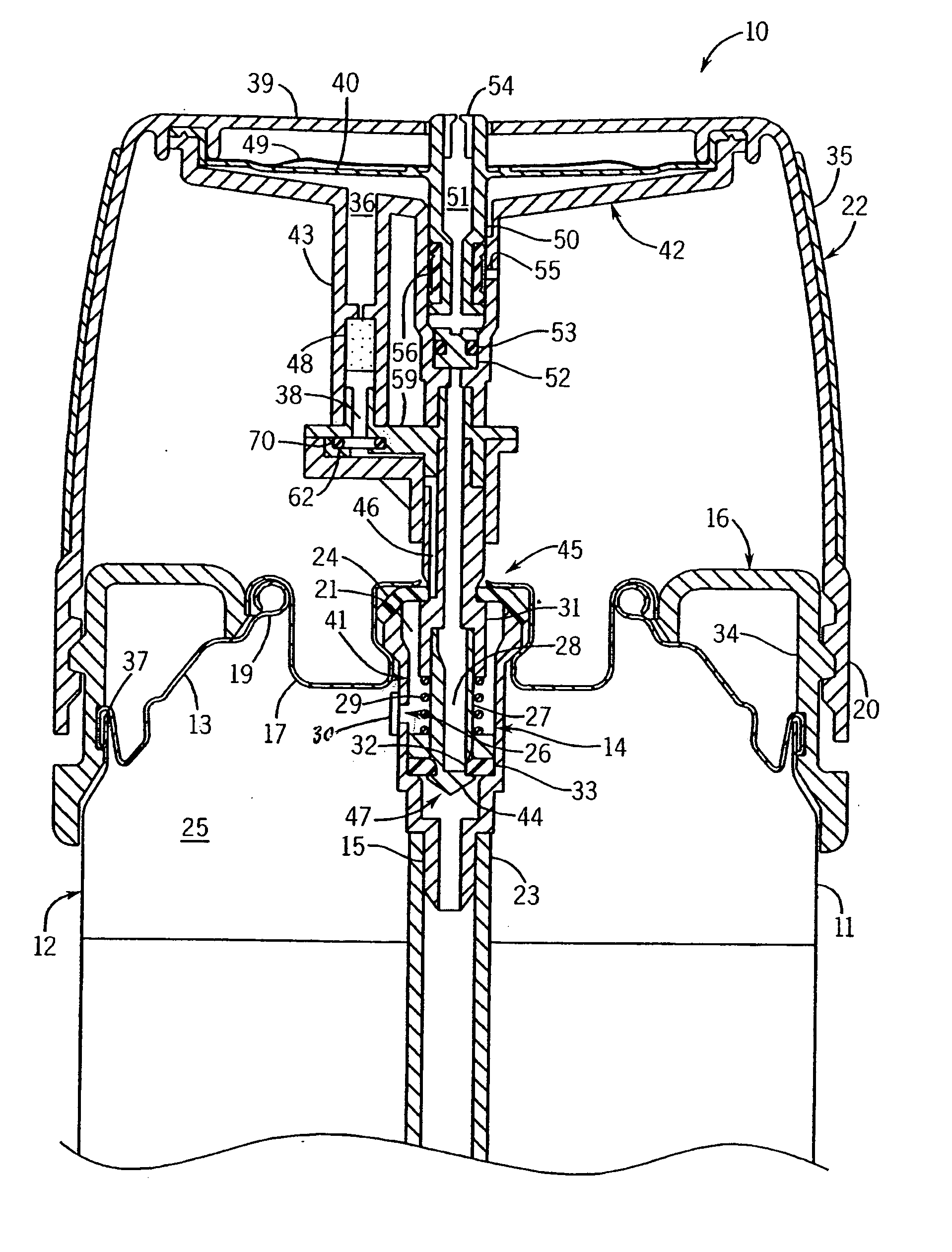 Dispensing valve