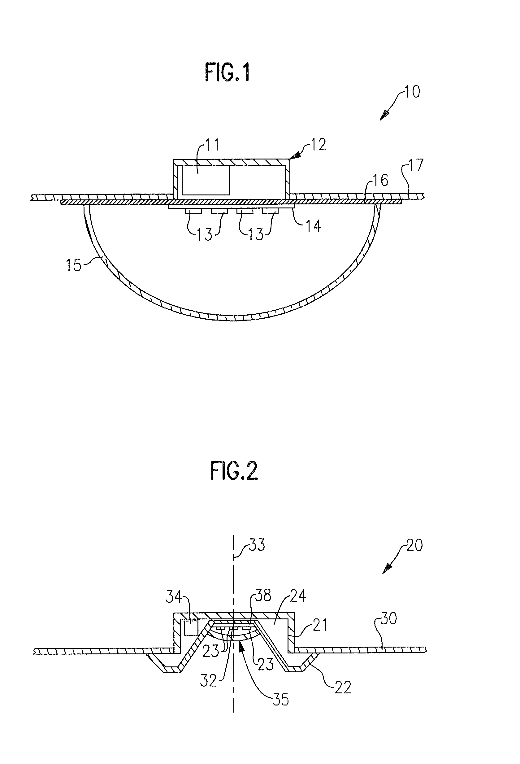 Lighting device and method of installing light emitter