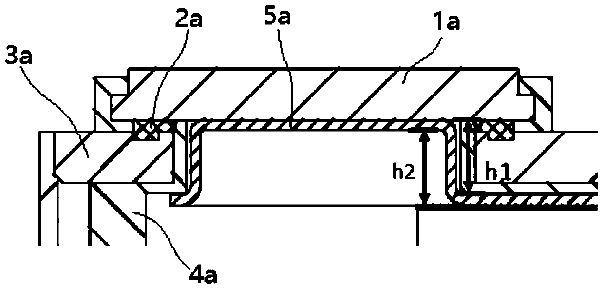 Secondary battery top cover assembly and secondary battery