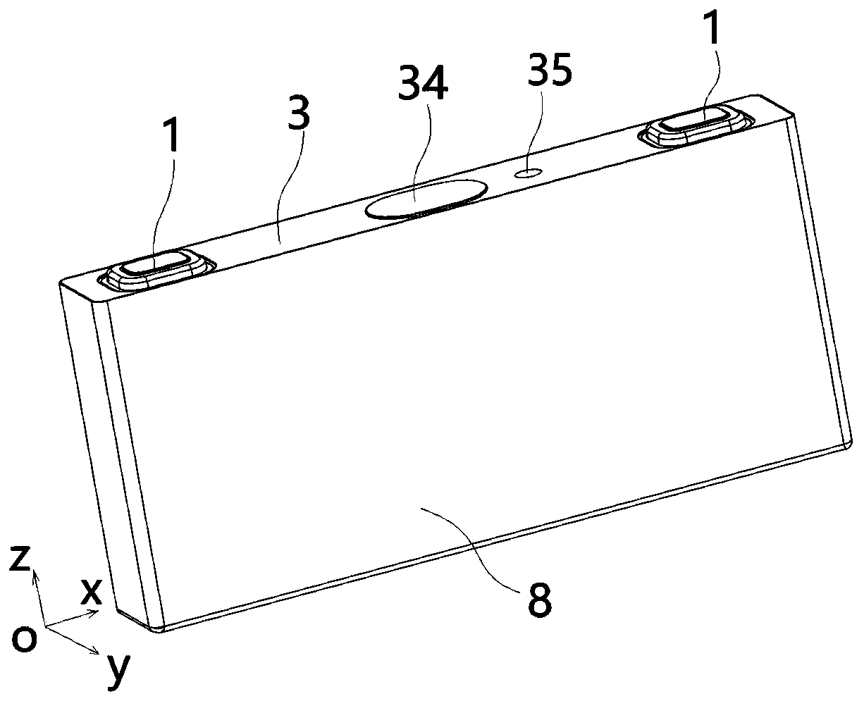 Secondary battery top cover assembly and secondary battery