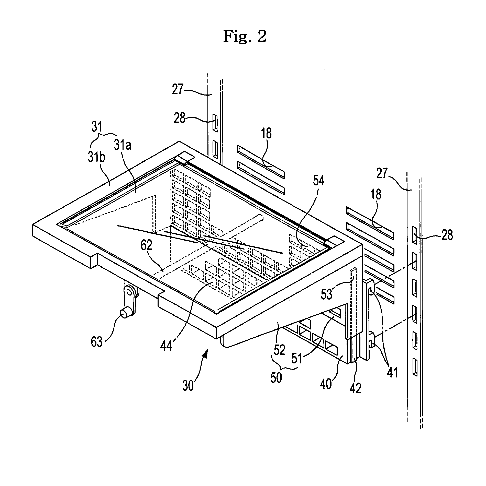 Variable shelf assembly and refrigerator having the same