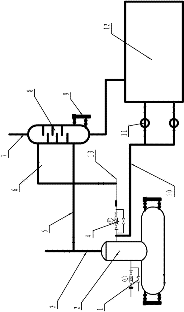 Exhaust steam recycling heating device for waste heat power generation deaerator