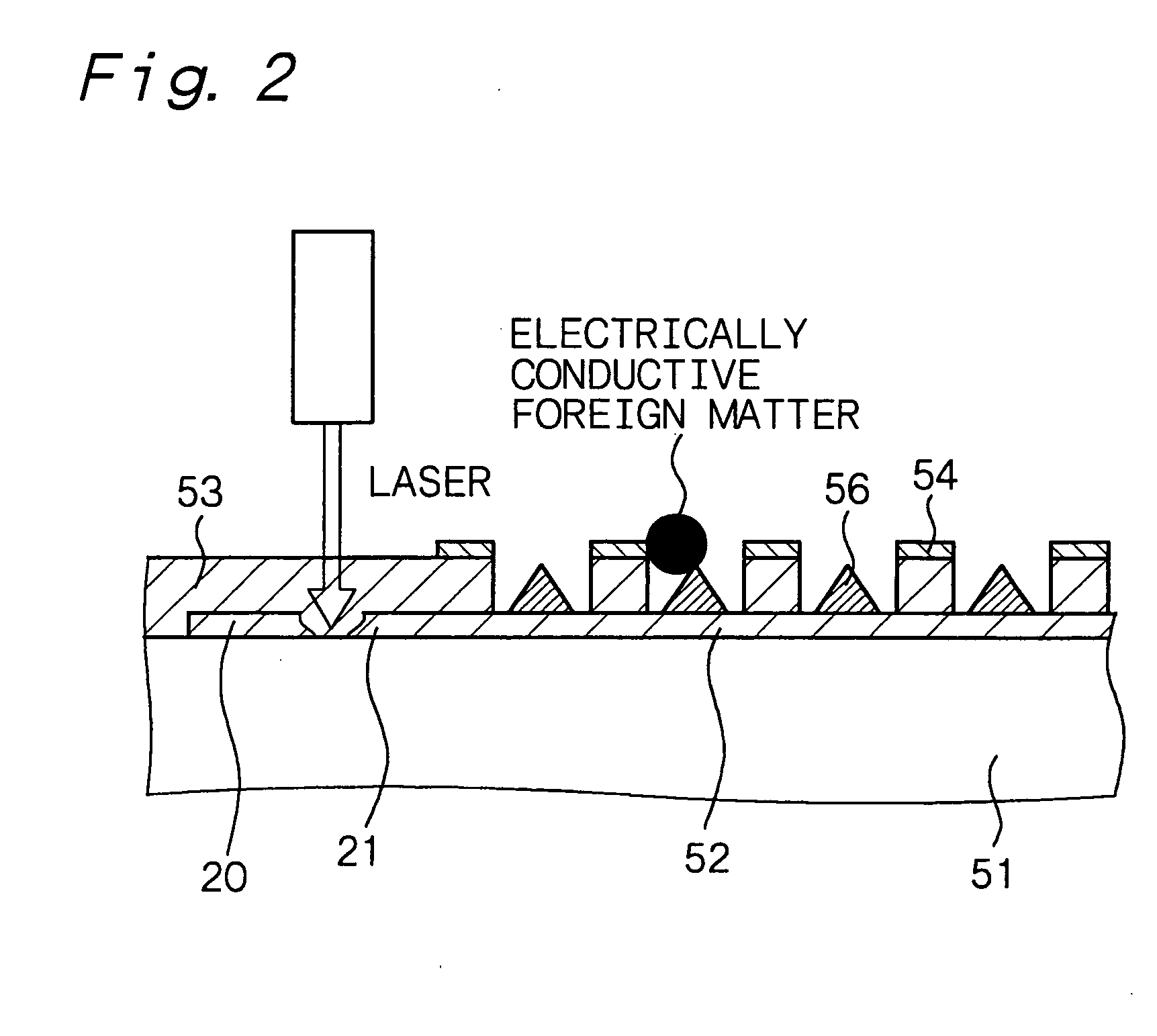 Cathode panel for a cold cathode field emission display and cold cathode field emission display, and method of producing cathode panel for a cold cathode field emission display