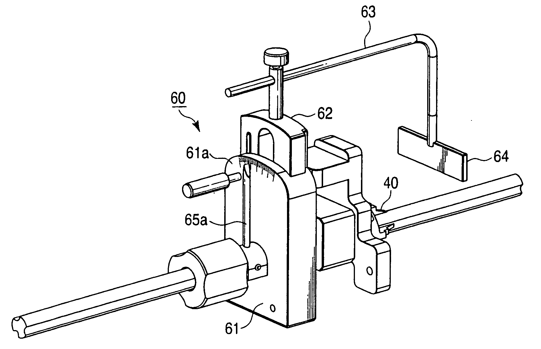 Apparatus for preoperative planning of artificial knee joint replacement operation and jig for supporting operation