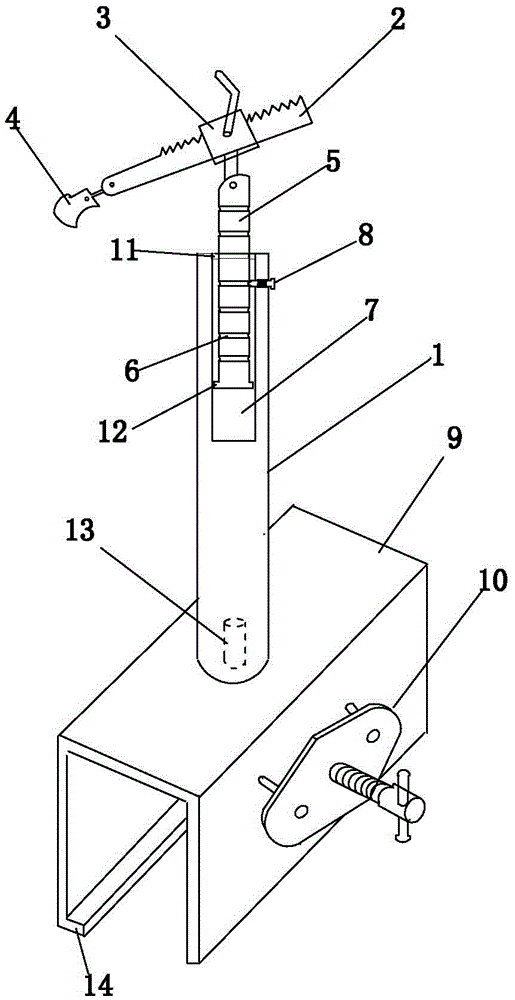 Quick-installation abdominal retractor