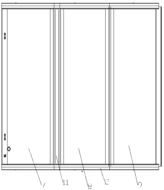 Foldable compartment cover of pickup truck