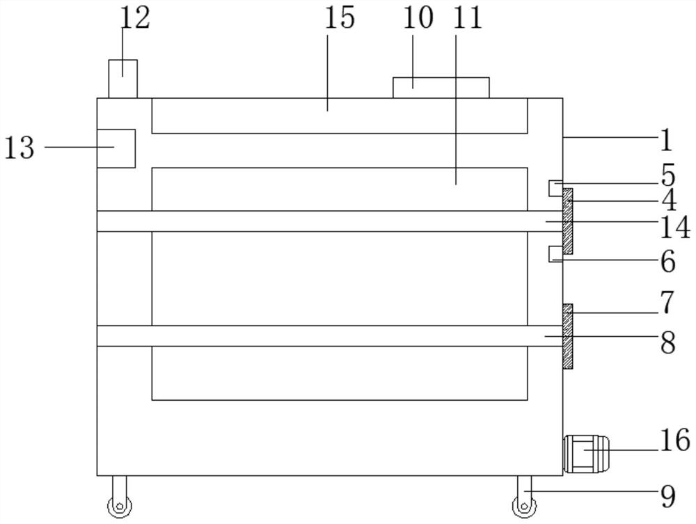 Tea leaf dryer with temperature detection function