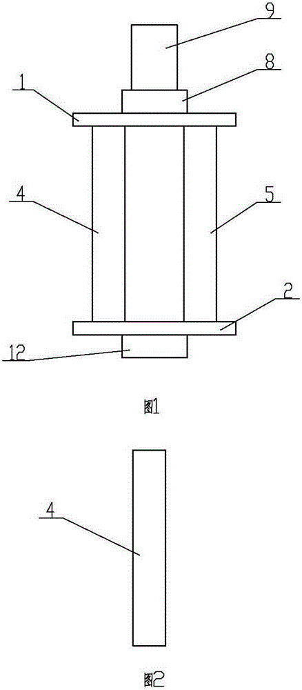 Columnar control device for electric valve low-consumption valve