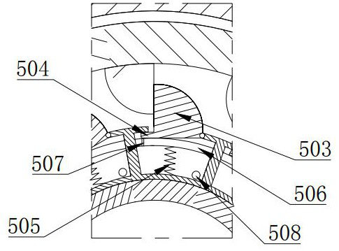 An alarm protection structure for gas detection internal components used in dusty environment