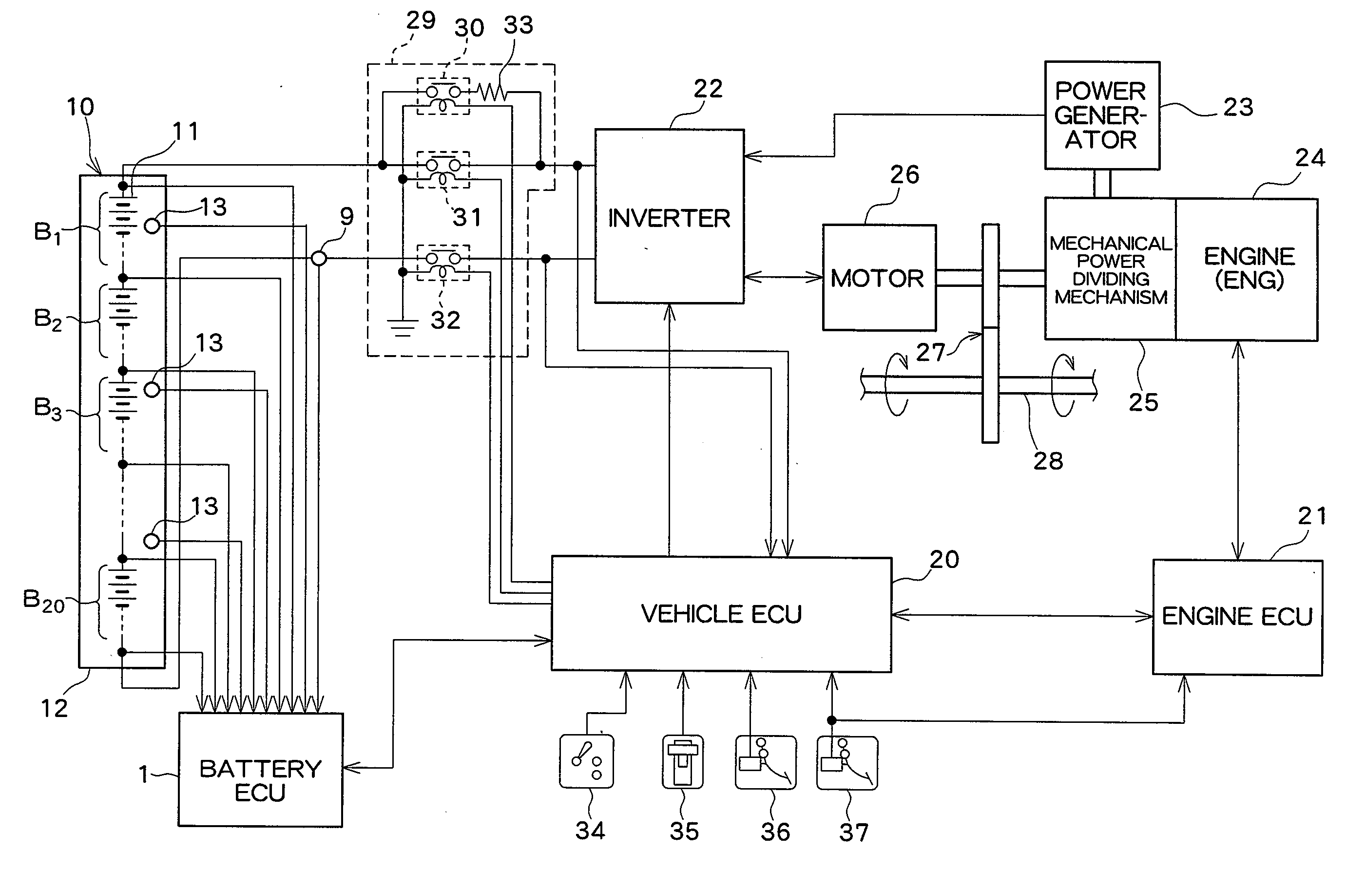 State judging device and control device of secondary battery