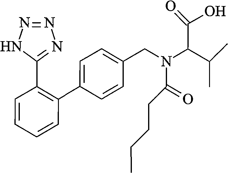 Valsartan compound and new manufacturing method thereof