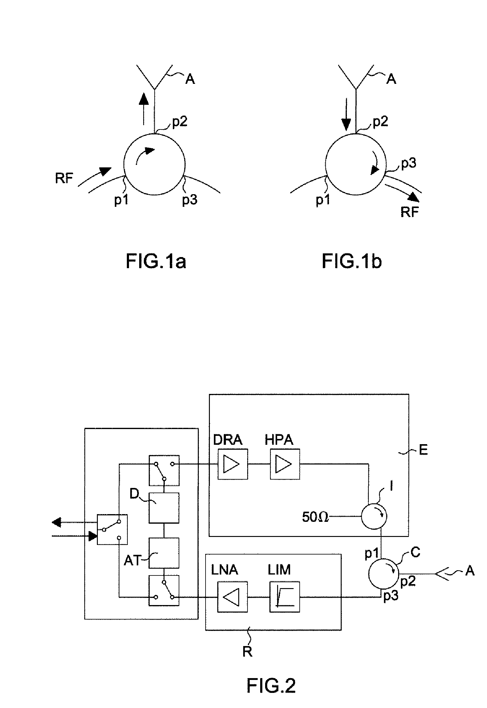 Radiofrequency or hyperfrequency circulator