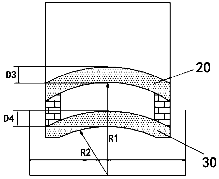 Rapid heating combustion structure and biomass normal pressure hot water two-ton boiler