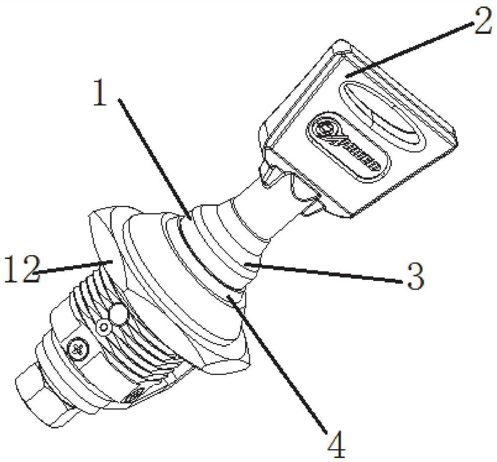 A magnetic combination lock for identification