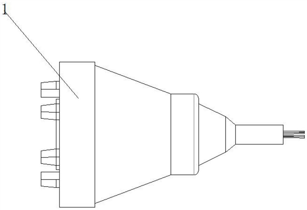 Industrial equipment connector with self-checking function