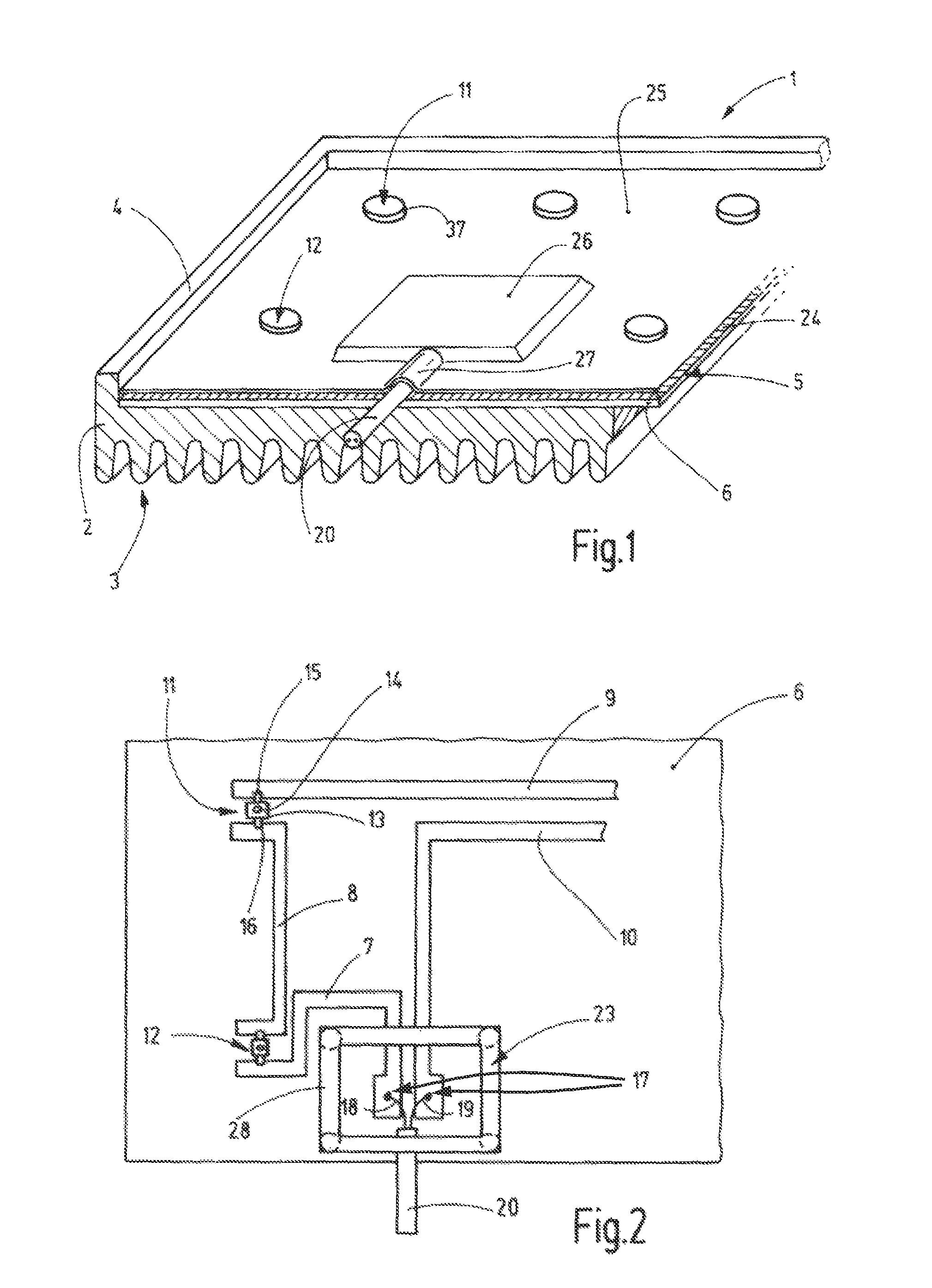 Electronic apparatus having an encapsulating layer within and outside of a molded frame overlying a connection arrangement on a circuit board