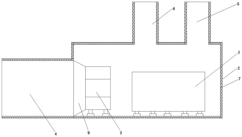 Work safety warning method for rail transit on-board transformer ventilation and cooling system