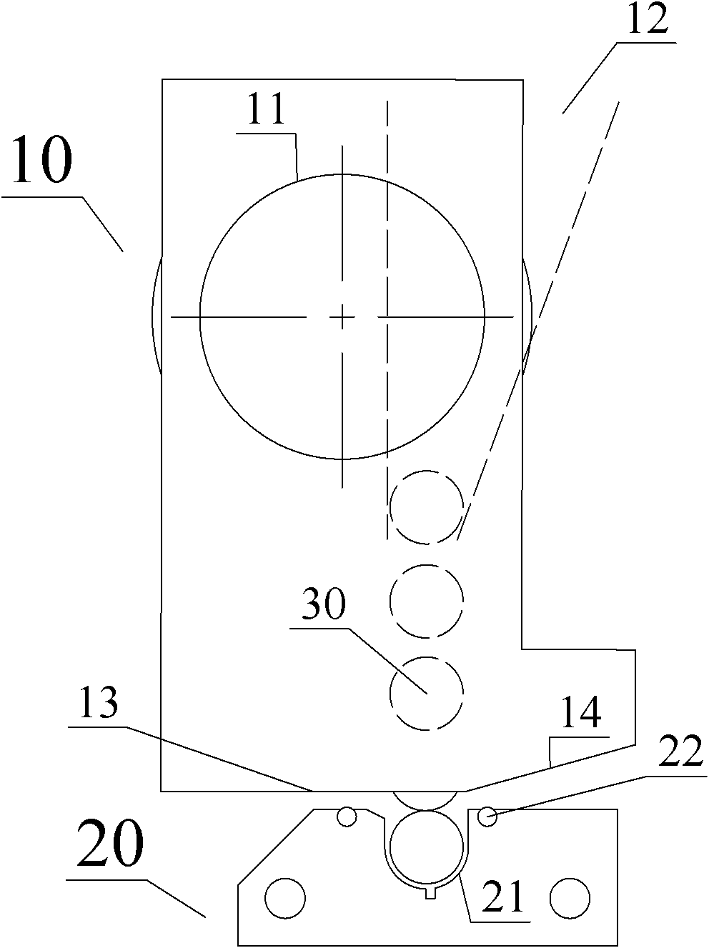 Sampling device of filter stick forming machine