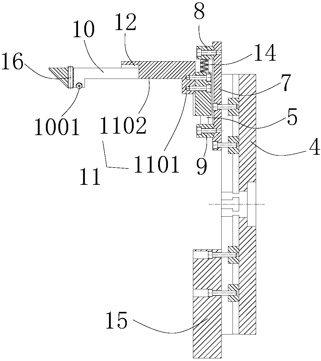 Constant-turning-quantity turning lathe for steel skeleton plastic composite pipe