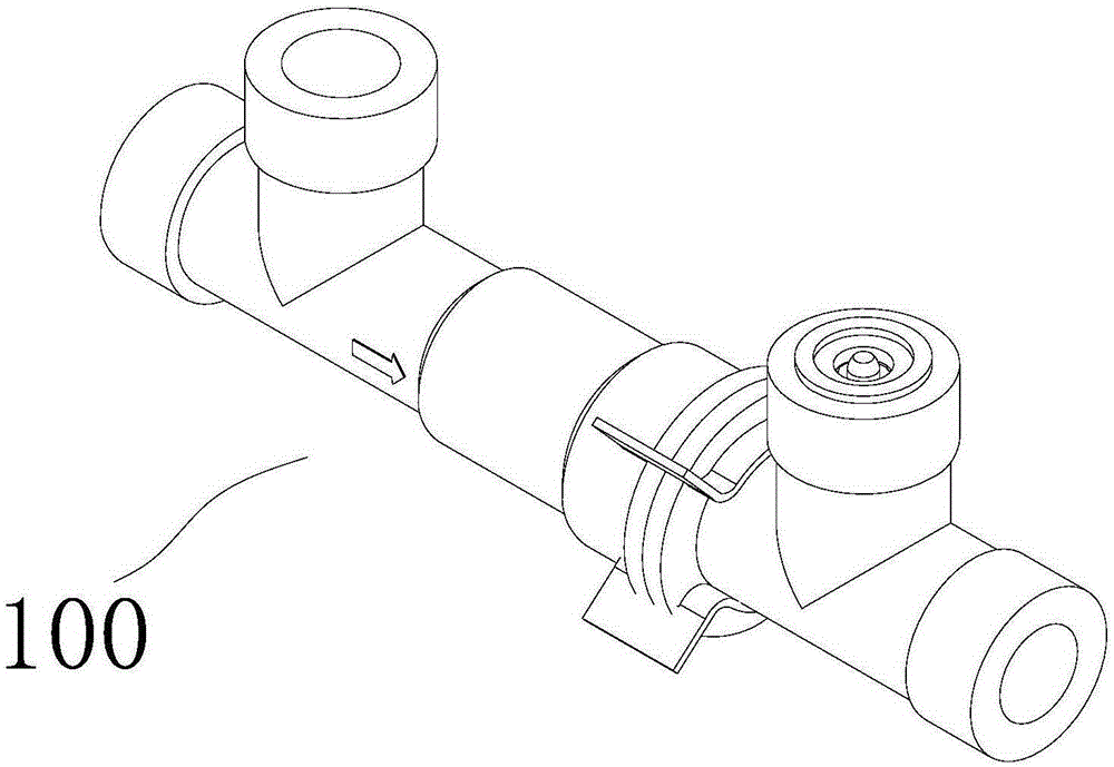 Constant-pressure switching device and hot water system