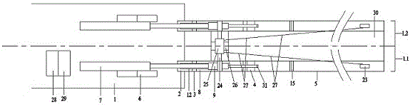 Folding belt transport device of self-unloading sand transport ship