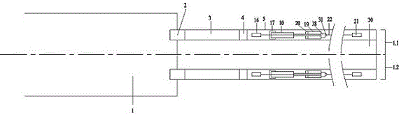 Folding belt transport device of self-unloading sand transport ship