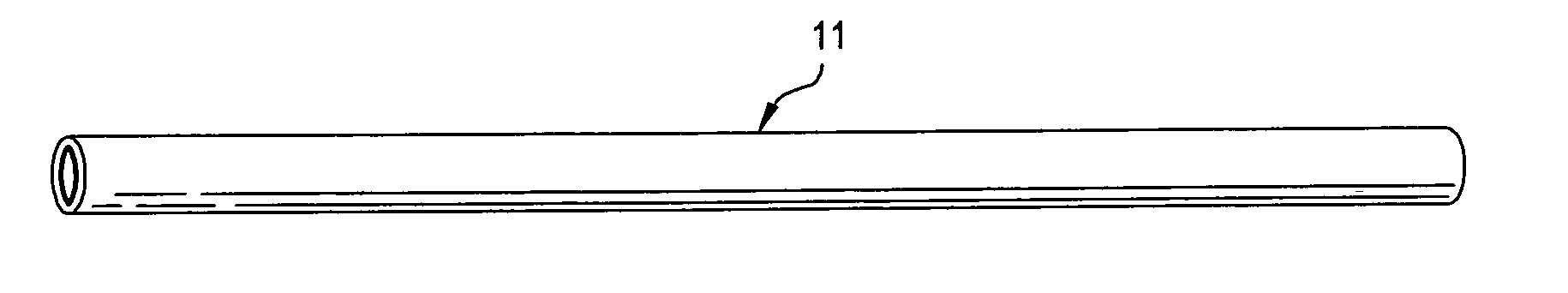 Tubular orthodontic arch wire