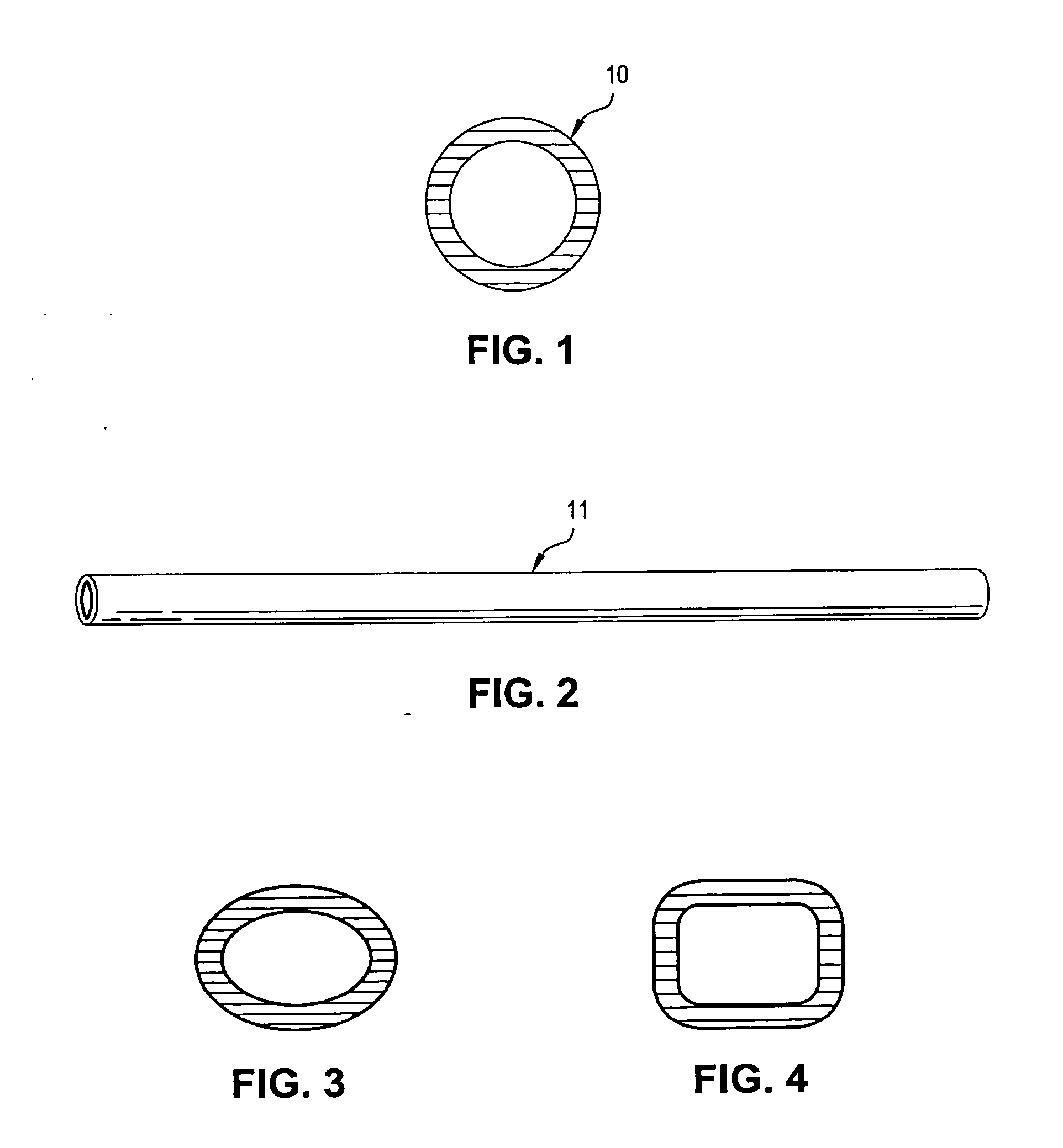 Tubular orthodontic arch wire