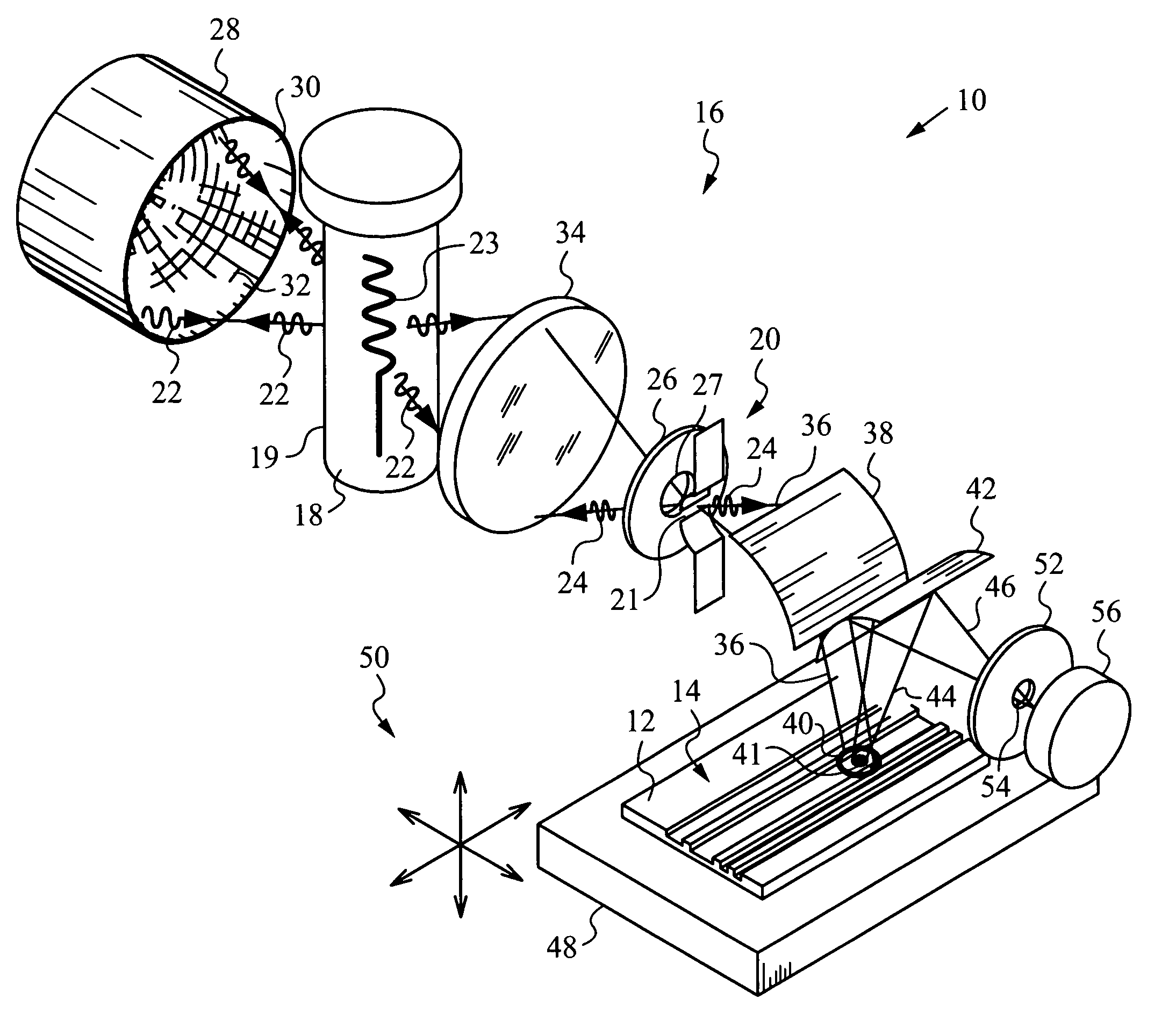 System and method for high intensity small spot optical metrology