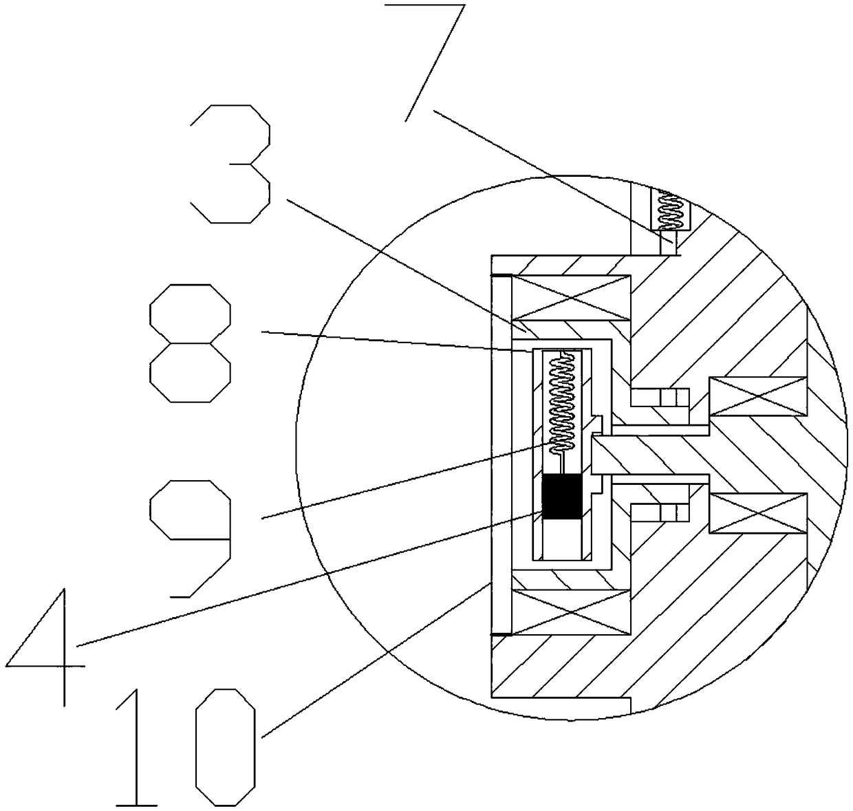 Bidirectional overspeed self-locking traveling block