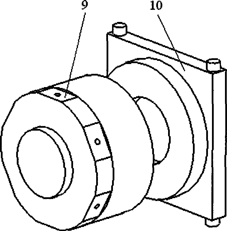 Industrial robot cutting and processing system applied to auxiliary assembly of airplane as well as method