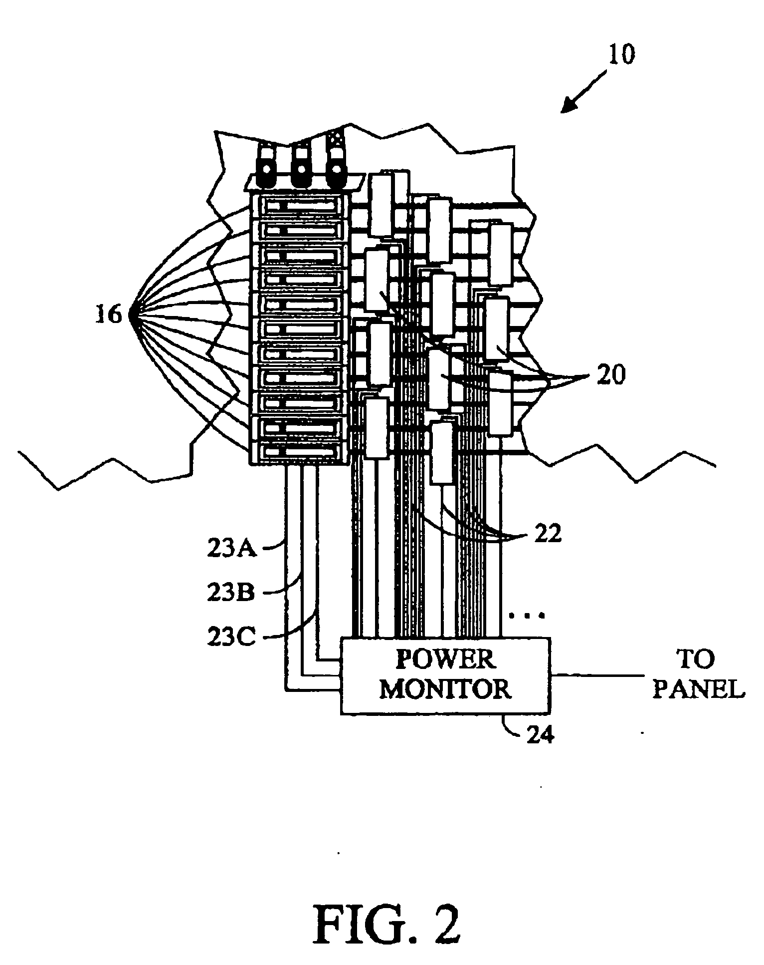 Branch current monitoring system