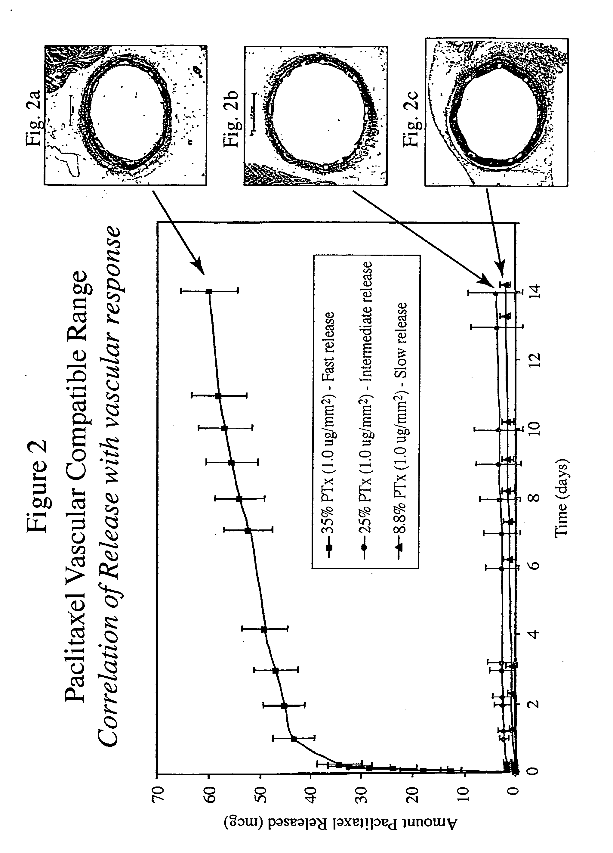 Optimized dosing for drug coated stents