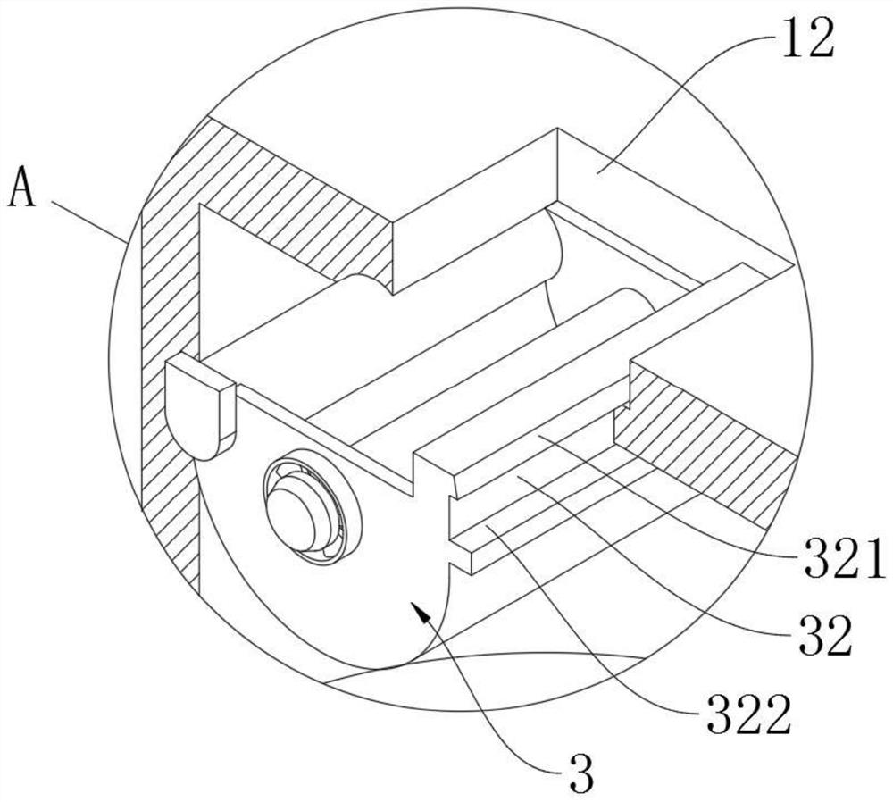 Household garbage can with garbage bag mounting and adsorbing functions