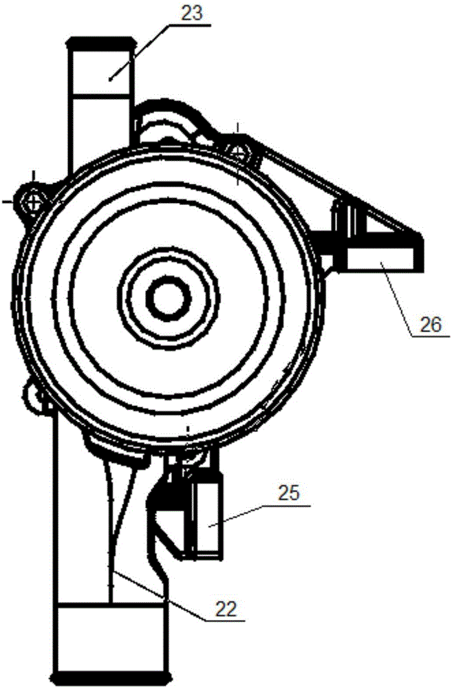 Engine front end structure