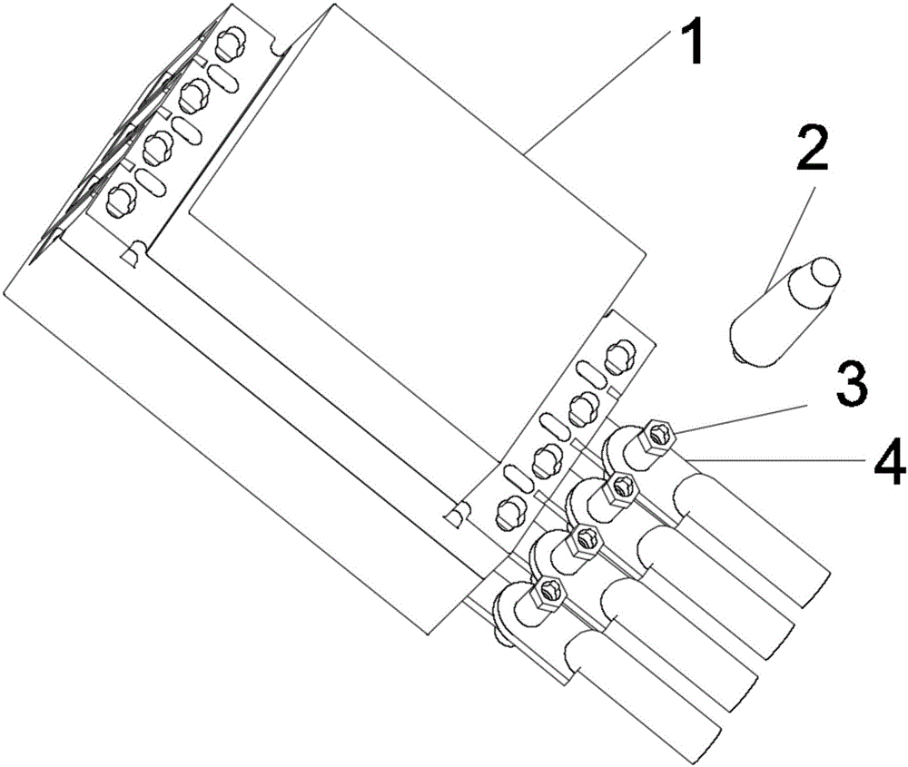 Clamp-type equipment grounding device