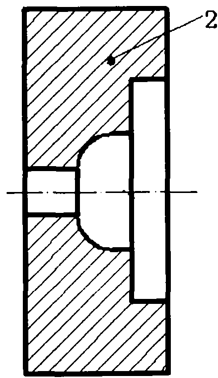 Spinning method of variable diameter pipe dieless floating rolling ball and fixture