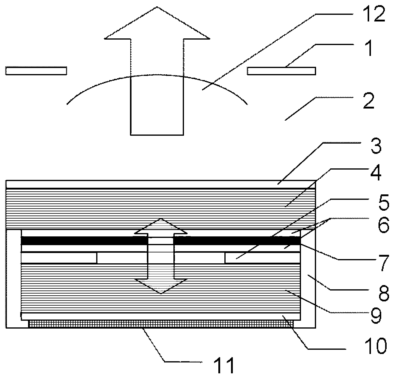 Coherent control array structure of micro lens integrated VCSELs (Vertical-Cavity Surface-Emitting Lasers)