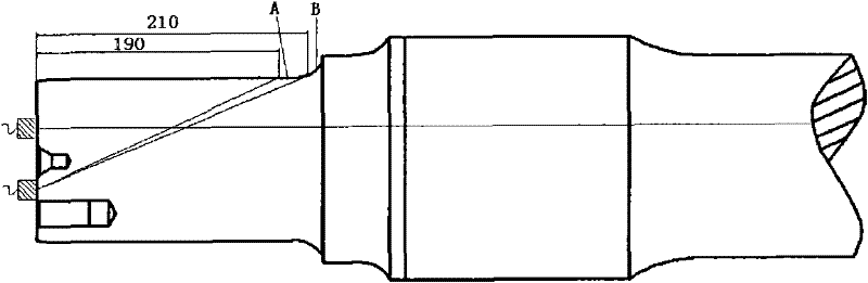 Ultrasonic flaw detection method for truck wheel axles and dedicated flaw detector