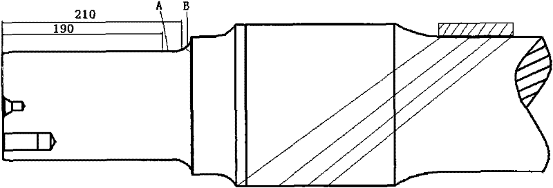 Ultrasonic flaw detection method for truck wheel axles and dedicated flaw detector